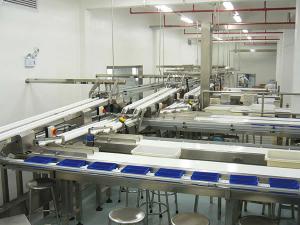 Sistema de carga con bandejas automático
